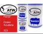 Preview: Ferrari, Rosso Scuderia, 323: 500ml Lackdose + 500ml Klarlack + 250ml Härter - Set, von ATW Autoteile West.